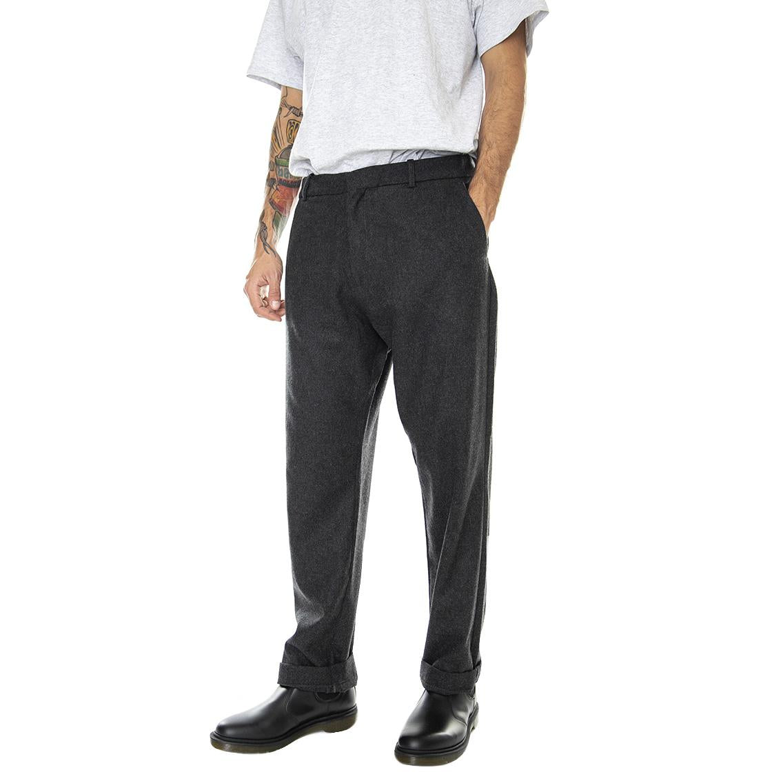 Pieterson Black Melange - Pantaloni Uomo Neri 330765-BLK  ELVINE 