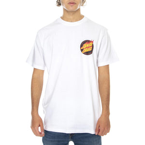  Flaming Japanese Dot White  SANTA CRUZ 