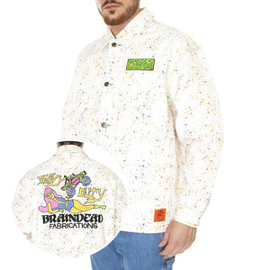 BD x DICKIES Gardening Jacket Whisper White - Giacca Uomo Bianca DK0A4YCRE921  DICKIES 