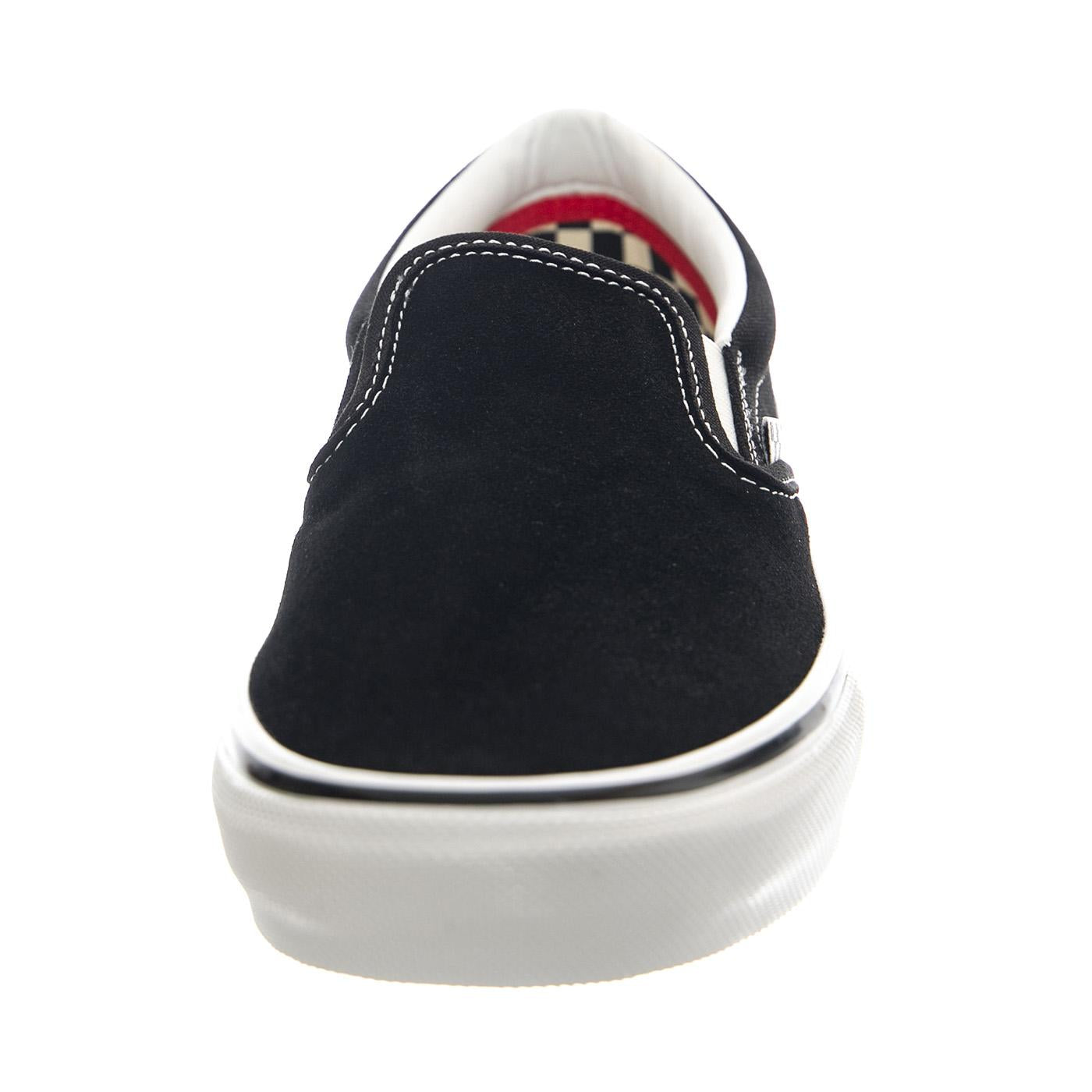 Skate Slip-On Black / White - Scarpe Profilo Basso Uomo Nere VN0A5FCAY28  VANS 