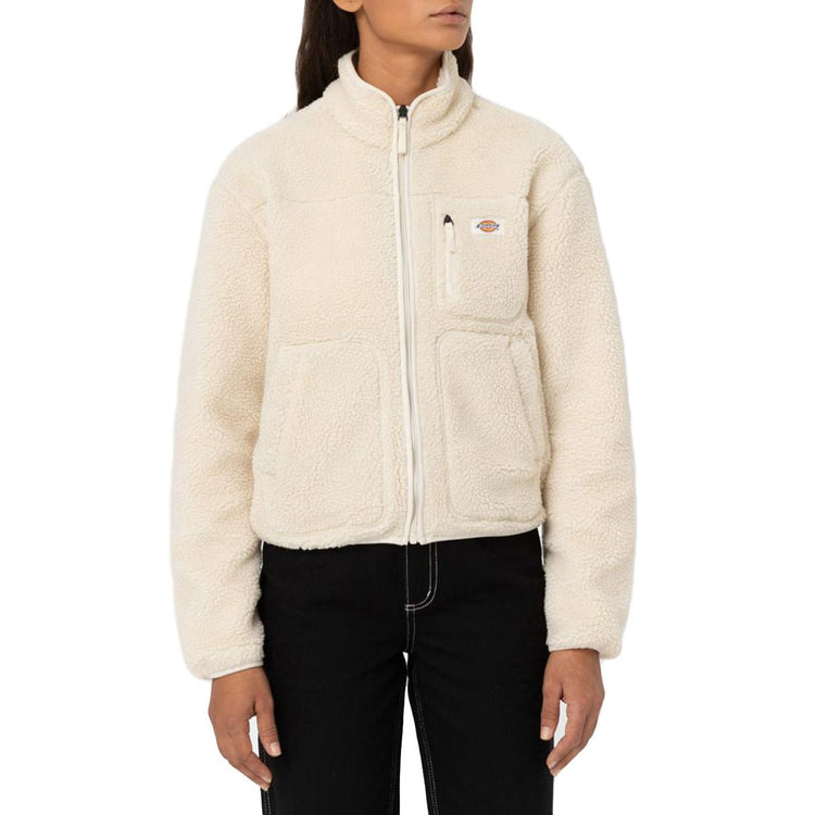 Mount Hope Fleece W Whitecap Gray - Giacca Invernale Donna Bianca DK0A4YGNF901  DICKIES 