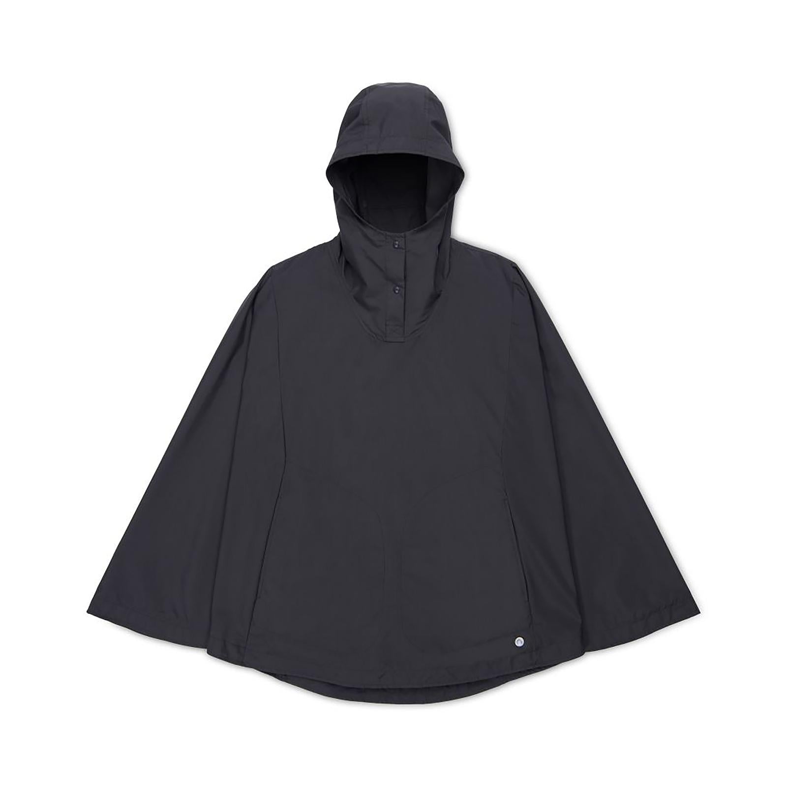 Voyage Poncho - Black - Mantella Donna Nera 15005-00001  HERSCHEL 