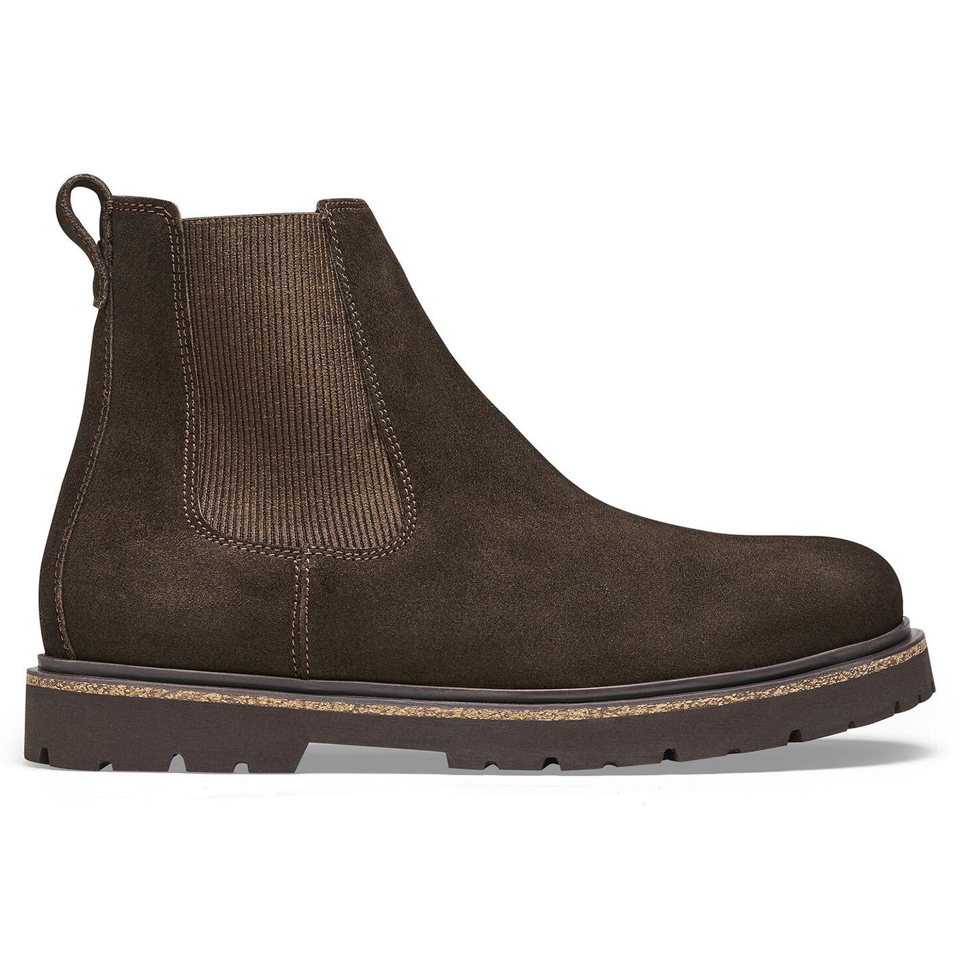 Highwood Slip On Men Mocca Suede Leather - Stivaletti Uomo Marroni 1025726  BIRKENSTOCK 