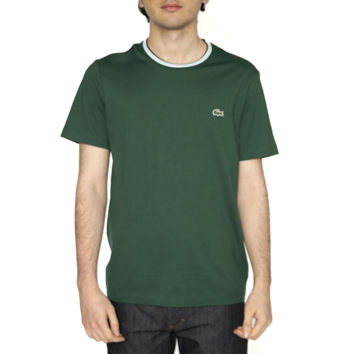 T-Shirt 132 Green - Maglietta Girocollo Uomo Verde TH9903-132  LACOSTE 