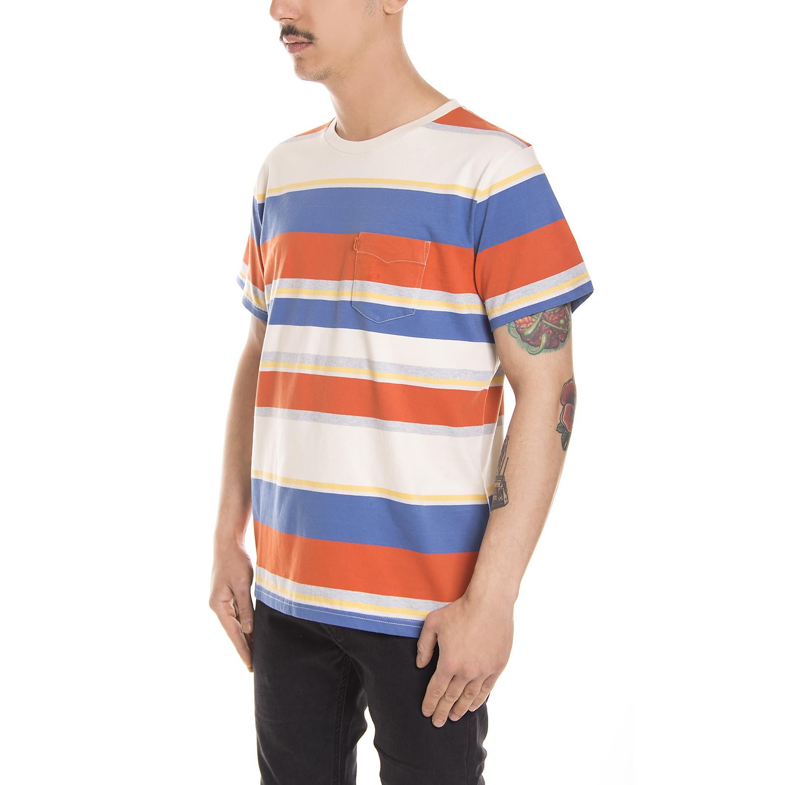 ORANGE TAB POCKET TEE MULTI STRIPE 29812-0000  LEVIS 