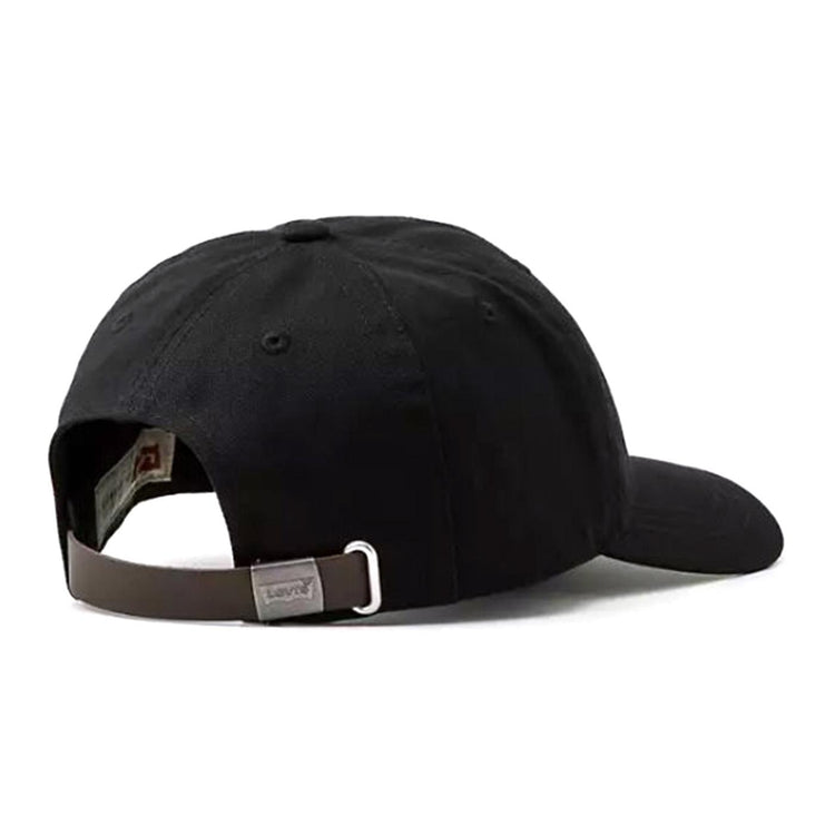 Red Tab Side Logo Baseball Hat - Black - Cappellino con Visiera Nero 219411-059 . LEVIS 