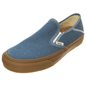 UA Slip-On VR3 SF Salt Wash Captains Blue - Scarpe Slip-On Profilo Basso Uomo Blu VN0A4BX8ZR81  VANS 