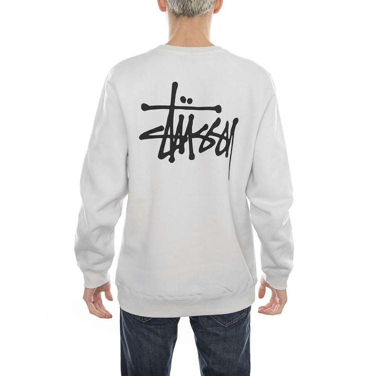 BASIC STUSSY CREW STONE 1914181-STONE  STUSSY 