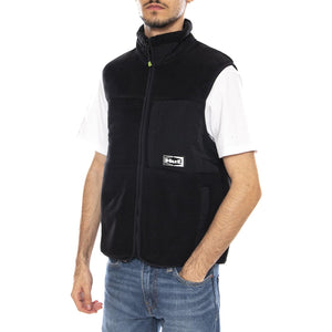 Sonoma High Pile Vest -- Gilet Uomo Nero JK00444 BLK HUF 