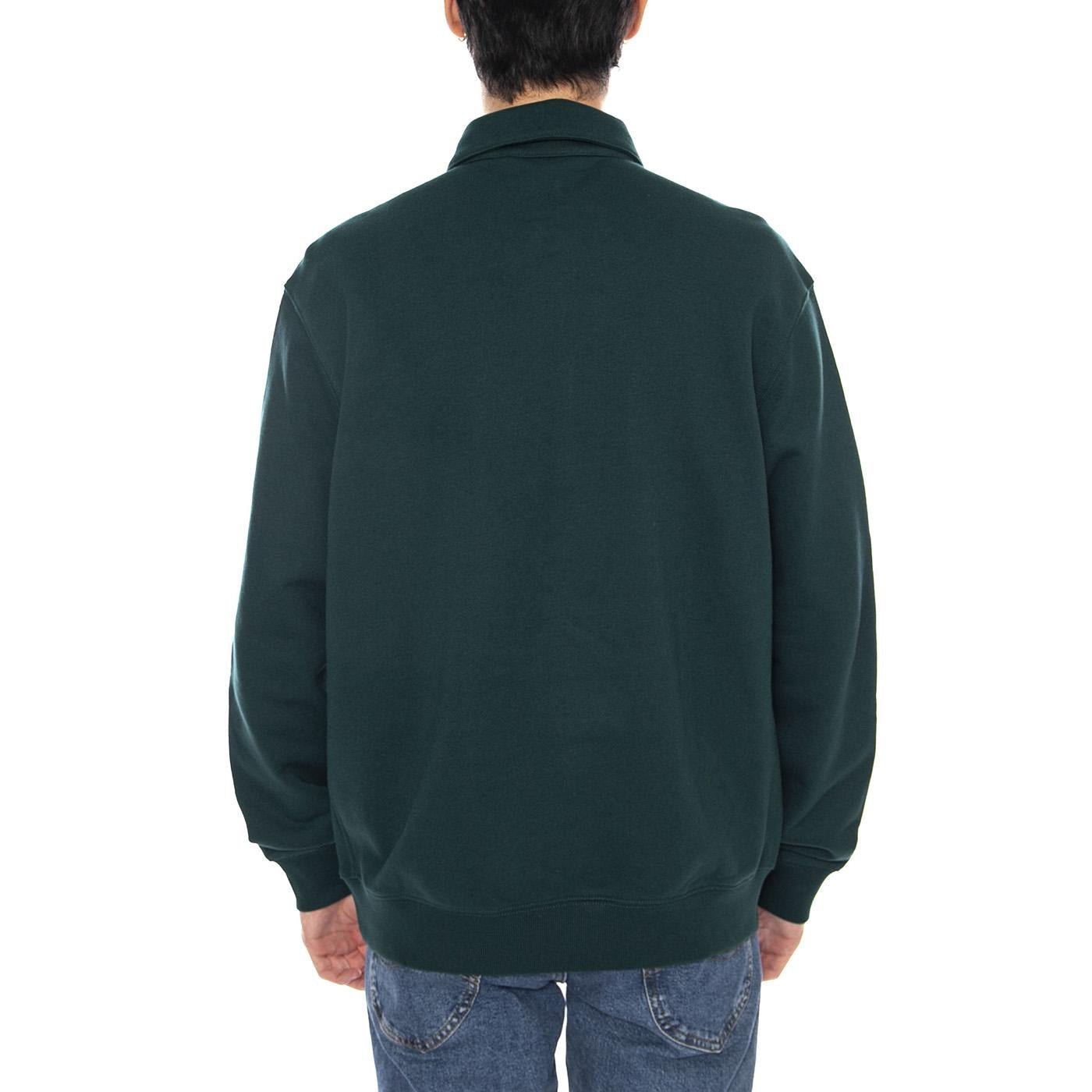 Polo Sweat Dark Fir - Polo Felpa Maniche Lunghe Uomo Verde I035532.05AXX . CARHARTT WIP 