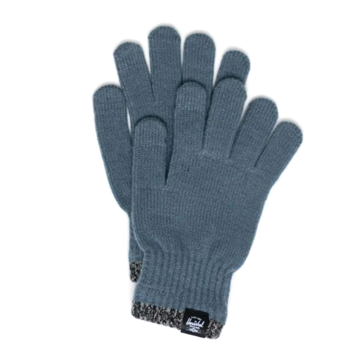 Elmer Gloves Stripe Steel Blue - Guanti Blu 50216-05981-OS  HERSCHEL 