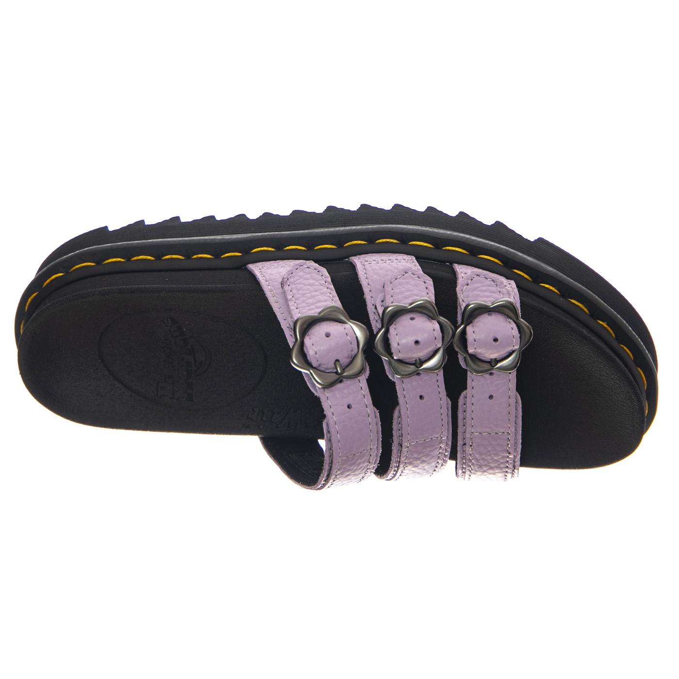 Blaire Slide Lilac Milled Nappa - Sandali Uomo Viola 30710308  DR.MARTENS 