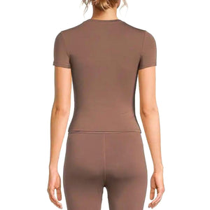 MIRIAM BABY TEE ALLSPICE BROWN - Maglietta Girocollo Donna Marrone UGC1136933-ALS . UGG 
