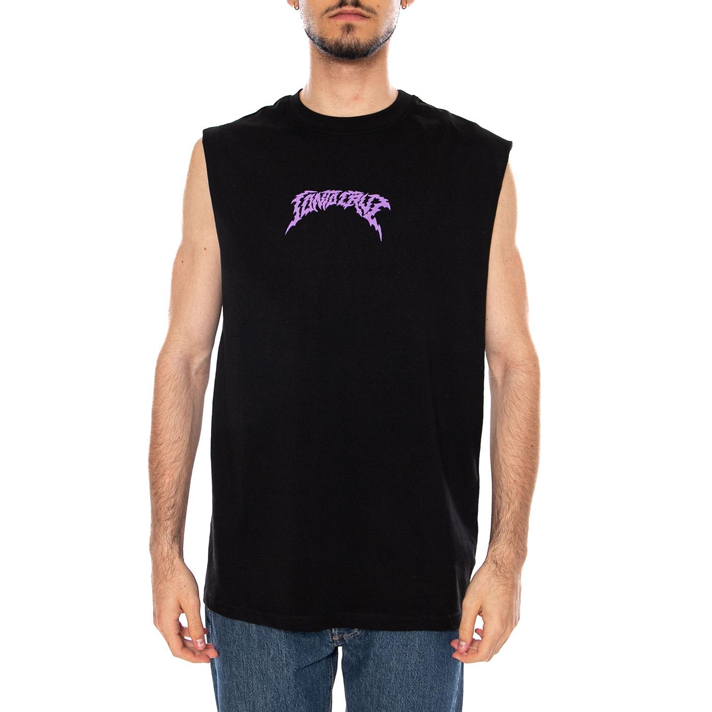 OUT OF TIME TANK BLACK - Canotta Uomo Nera SCA-VST-0846 BLK SANTA CRUZ 