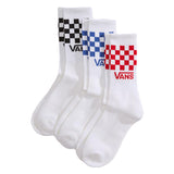 Classic Check Crew White - Set 3 Paia di Calzini Bianchi  ACCESSORI VANS