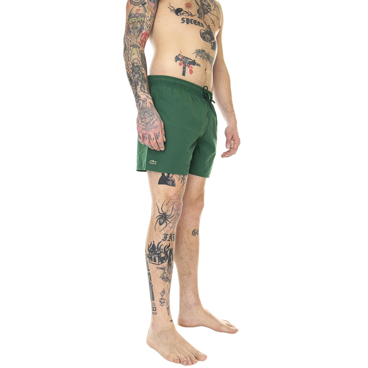 Short Bagno 381 - Costume da Bagno Uomo Verde MH6270-381  LACOSTE 