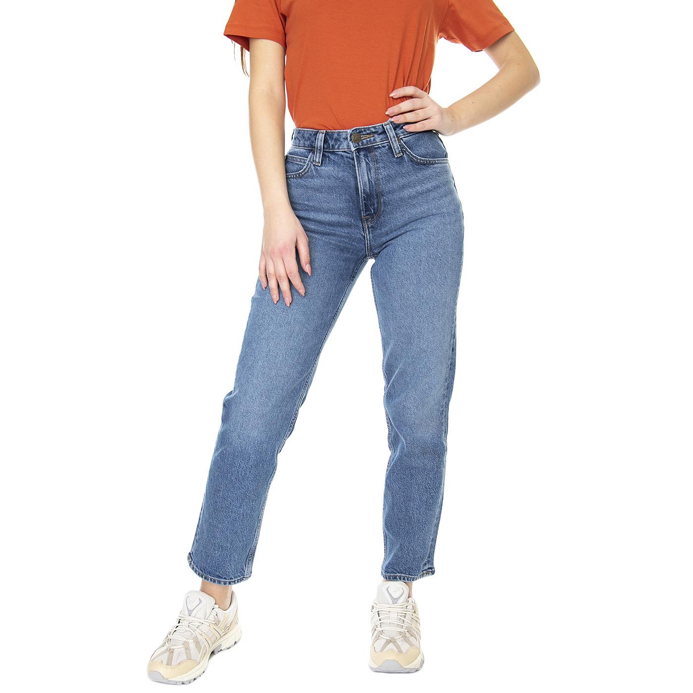 Carol Mid Wash Blue - Pantaloni Denim Jeans Donna Blu L30UHGC0531  LEE 