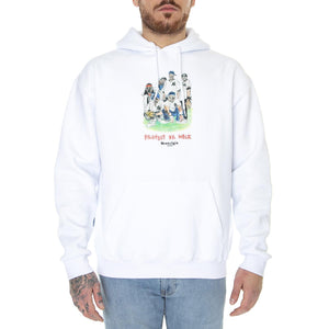 Wu Tang Hoodie White - Felpa con Cappuccio Uomo Bianca W22H-WUTANG-WHT  USUAL 