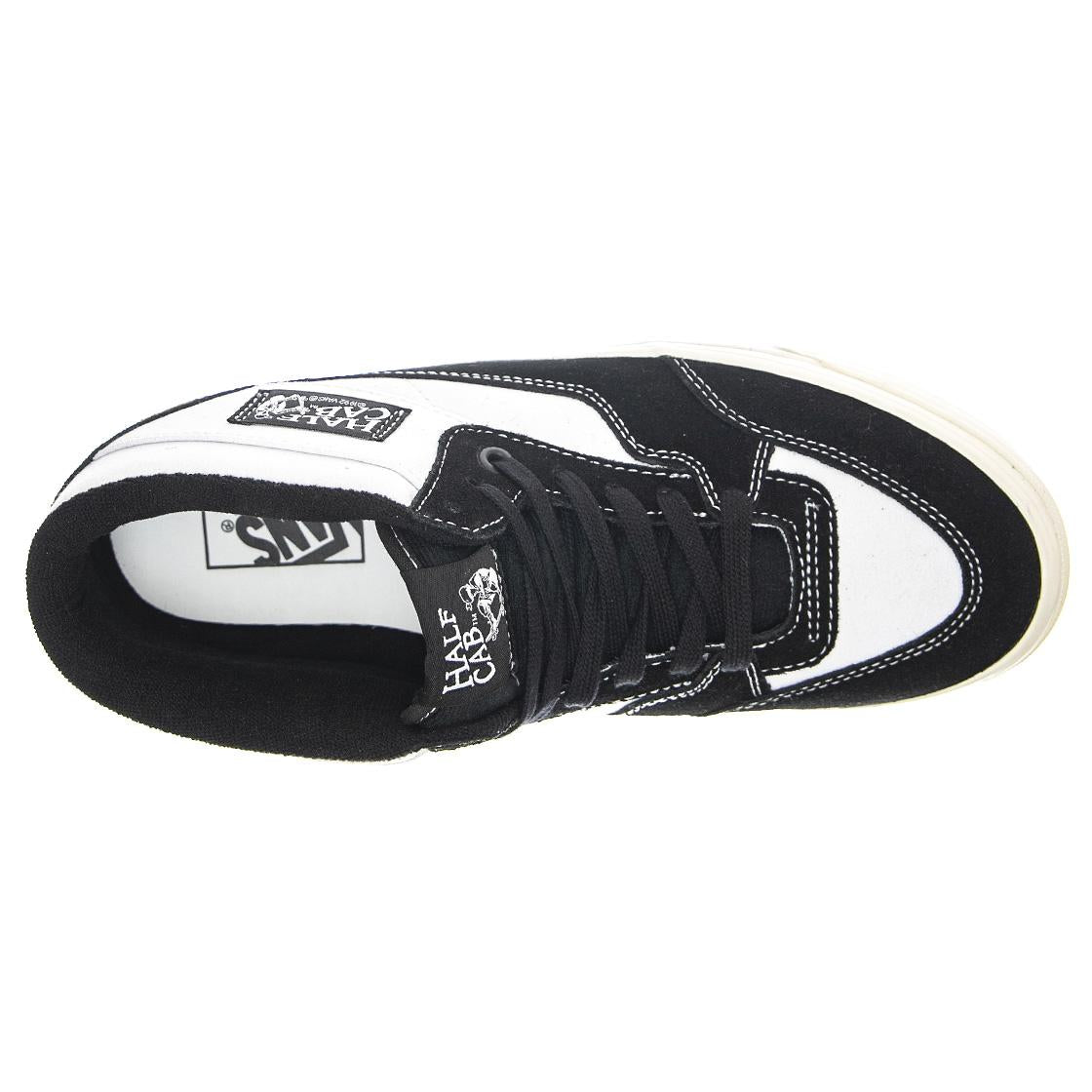 UA Half Cab 33 DX ANFC SUCV Black / White - Scarpe Stringate Mezzo Collo Uomo Bianche / Nere VN0A5KX6BA21  VANS 