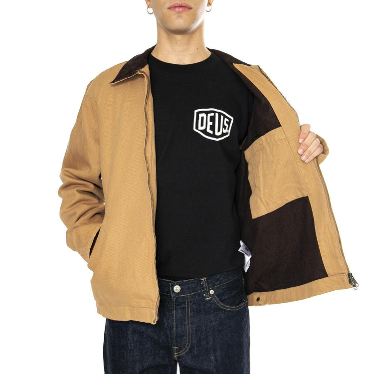 Address Workwear Jacket Dijon - Giacca Uomo Marrone DMF86343  DEUS EX MACHINA 