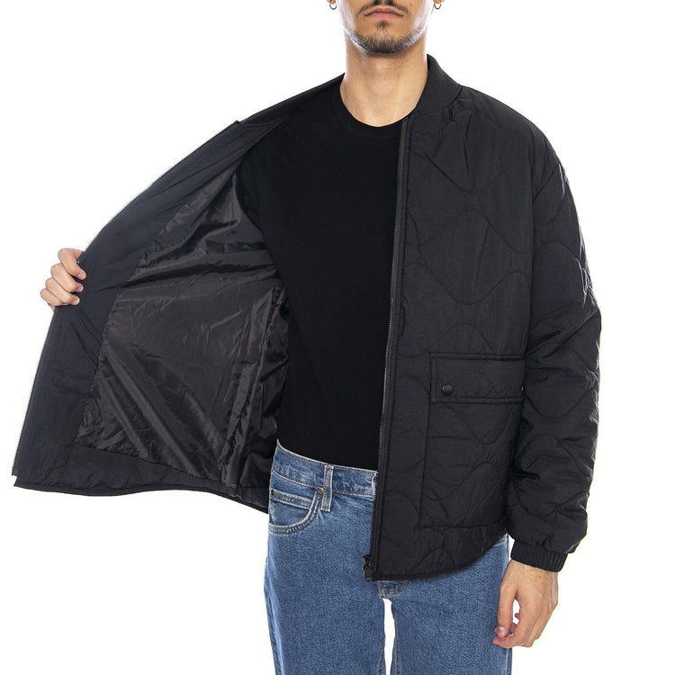 Wren Quilted Jacket OTW Black - Giacca Uomo Nera 22034724-4863612  ONLY & SONS 