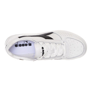 B. Elite Scarpe - White / Black - Scarpe Basse Uomo / Donna Bianche 501.170595-C1880  DIADORA 