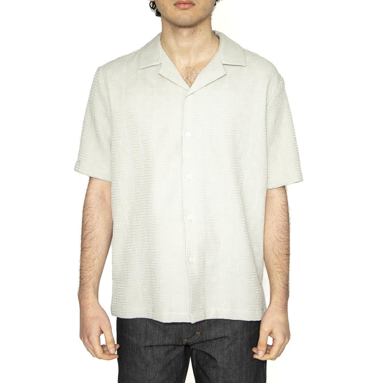 Favian Sea Foam - Camicia Maniche Corte Uomo Grigia 331390-083  ELVINE 