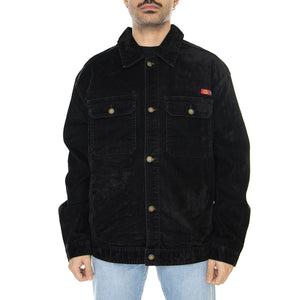 Oc x Dickies Flock Jacket Black - Giacca Estiva Uomo Nera DK0A4Y4YBLK1  DICKIES 