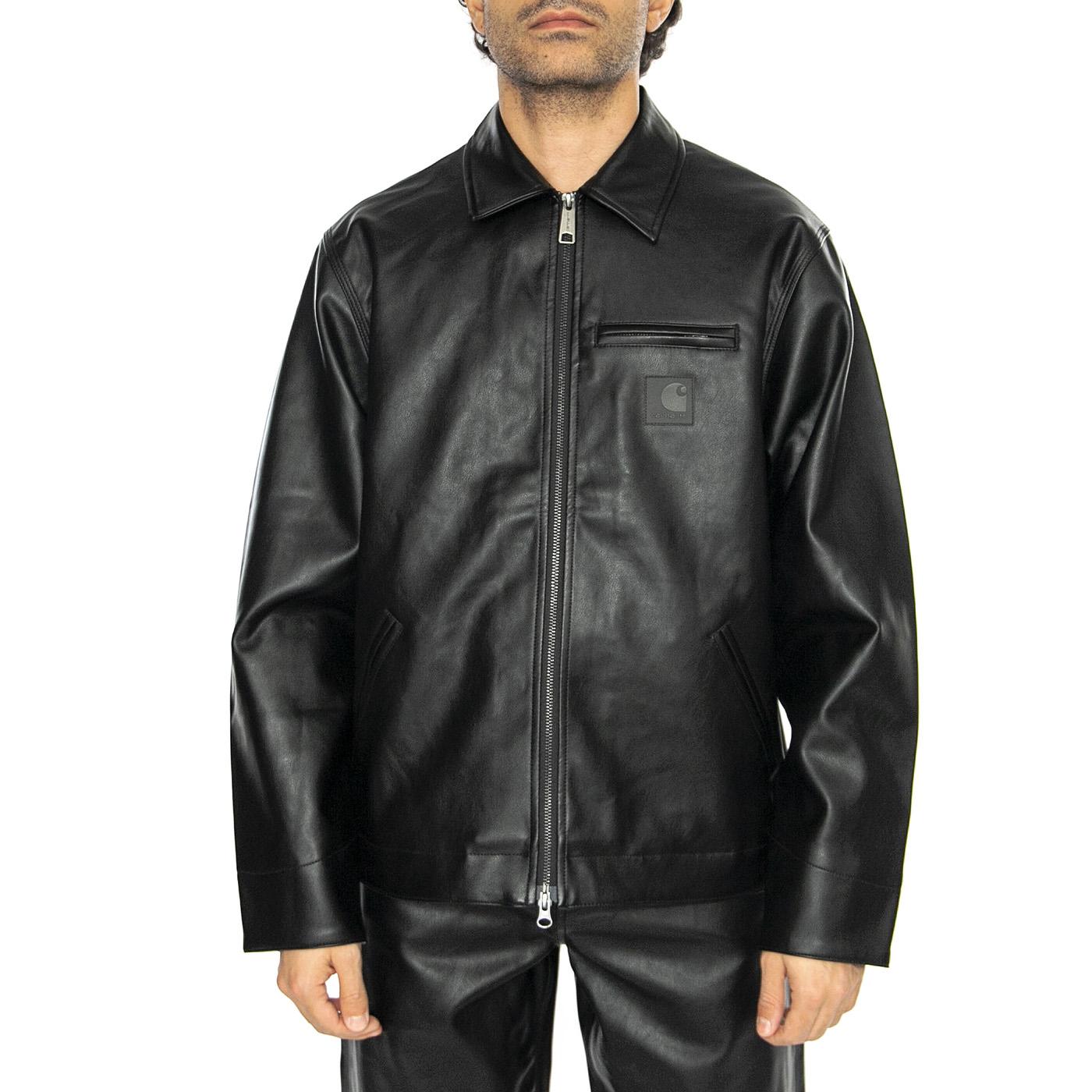 Detroit Jacket Black - Giacca Similpelle Uomo Nera I034426.89XX  CARHARTT WIP 