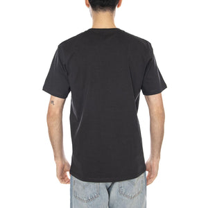 Sign Off Tee Faded Black - Maglietta Girocollo Uomo Nera 112351320 BLK WRANGLER 