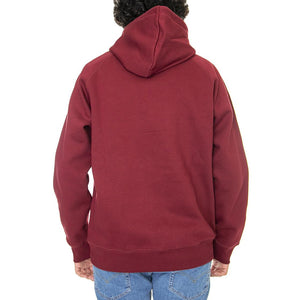 Hooded Chase Sweat Corvina / Gold - Felpa con Cappuccio Uomo Rossa I026384-11GXX  CARHARTT WIP 
