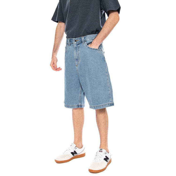 Brandon Short Light Blue - Bermuda Denim Jeans Uomo Blu I037161 0112 CARHARTT WIP 