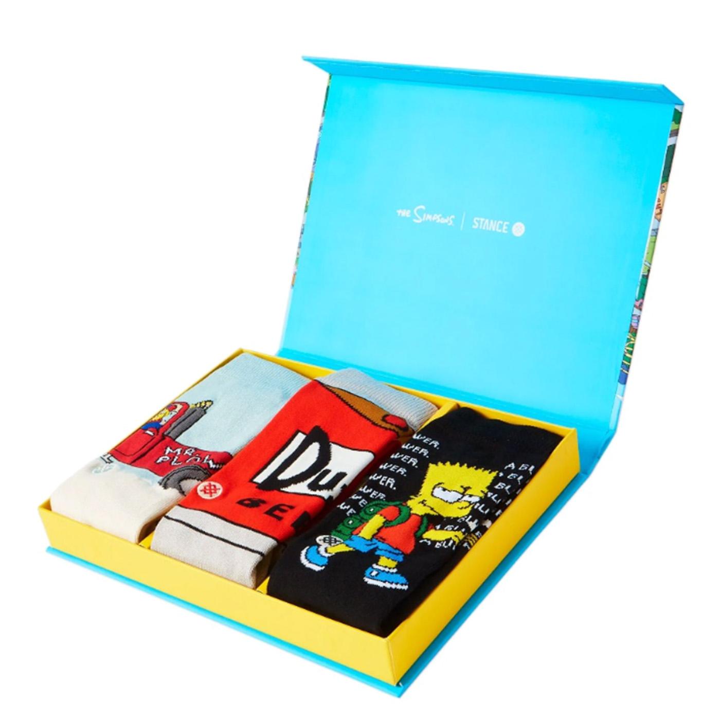 Simpson Box Set Socks - Set da Tre Paia di Calzini Multicolore A555D22THS  STANCE 