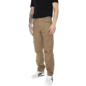 Regular Cargo Pant Buffalo Rinsed - Pantaloni Cargo Uomo Marroni I015875-1CM02  CARHARTT WIP 