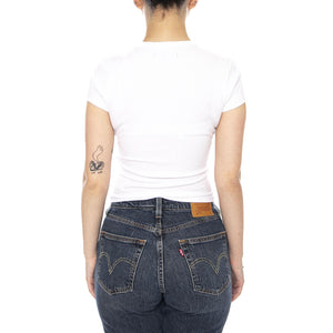 CAMERON TEE WHITE - Maglietta Girocollo Donna Bianca VN000RD1 WHT1 VANS 