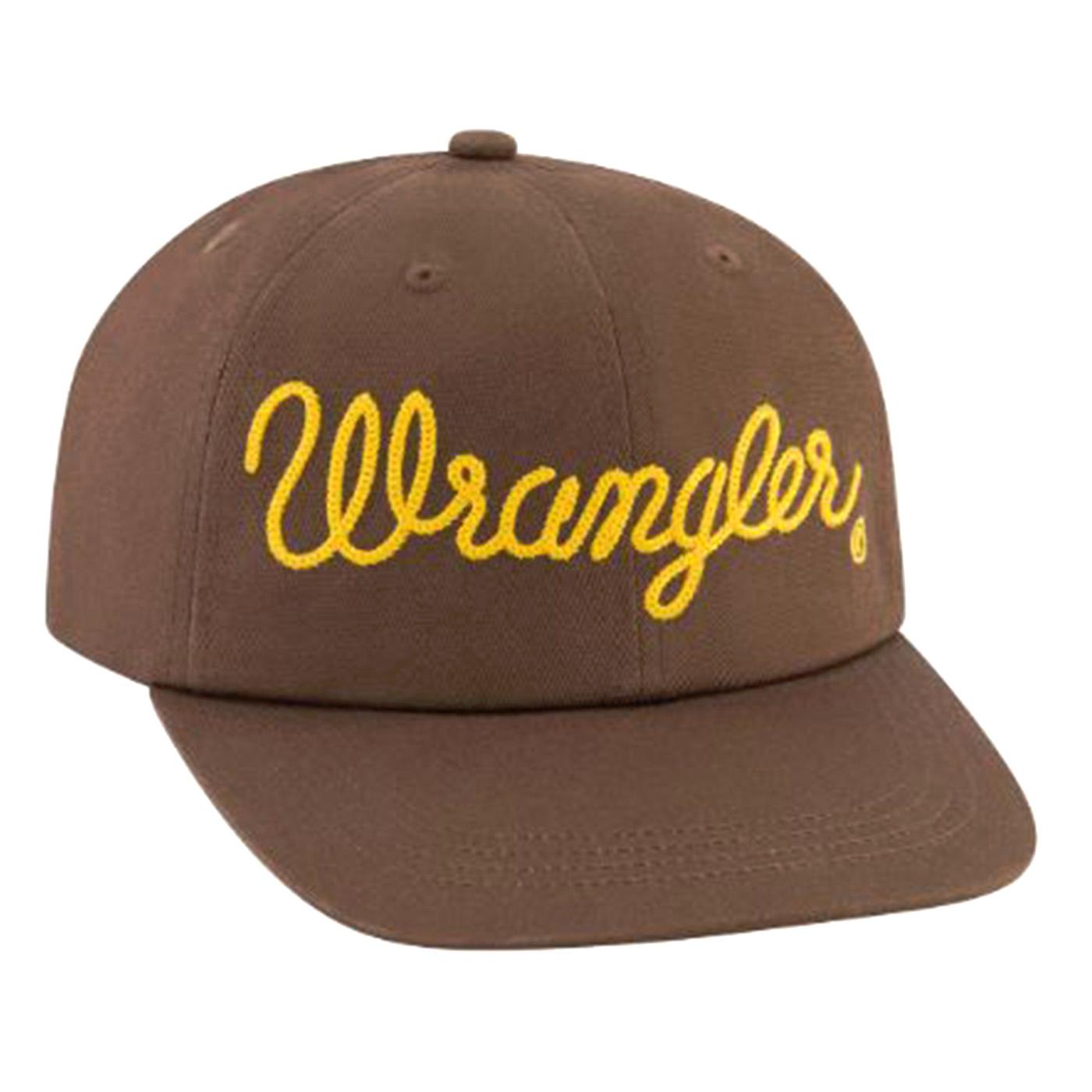 ROPE LOGO CAP BRACKEN, OS Brown - Cappellino con Visiera Marrone 112378825 BRN WRANGLER 