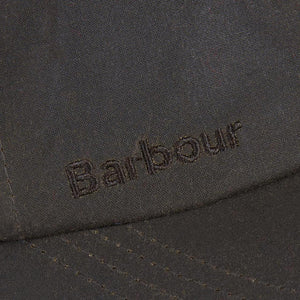 Wax Sports Cap Olive - Cappellino con Visiera Marrone FW22-MHA0005-OL71  BARBOUR 