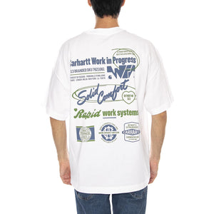 S/S Networks T-Shirt White - Maglietta Girocollo Uomo Bianca I035624.02XX . CARHARTT WIP 
