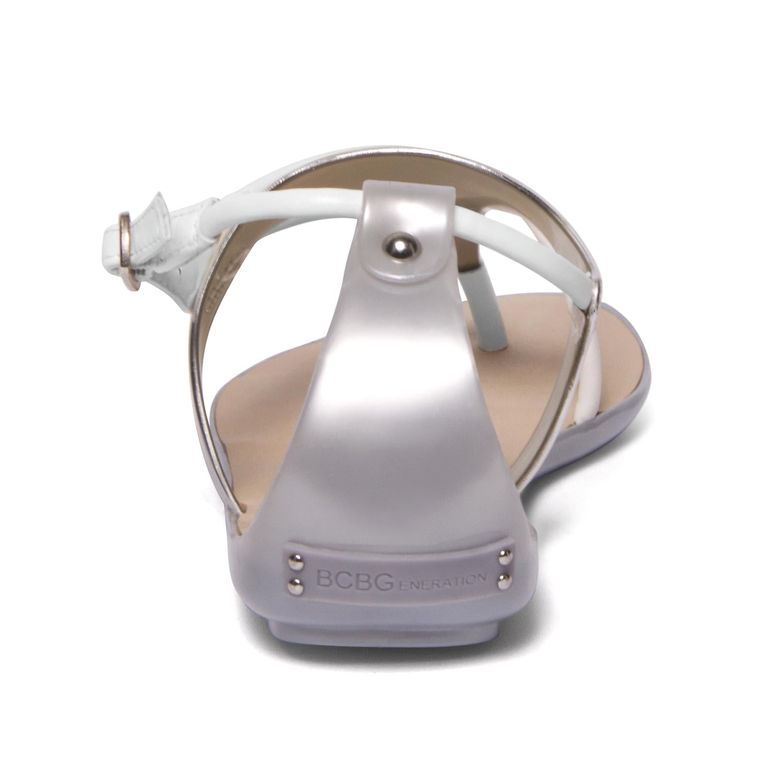Chatham Sandals - White / Silver - Sandali Donna Bianchi BCSCHATHAMWHITE-SILV  BCBG 