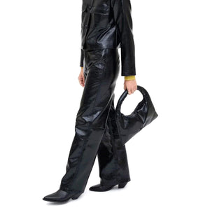 Bolso Hombro Cuero Sintético -- Borsa a Tracolla Nera 53W/11280 Negro WILD PONY 