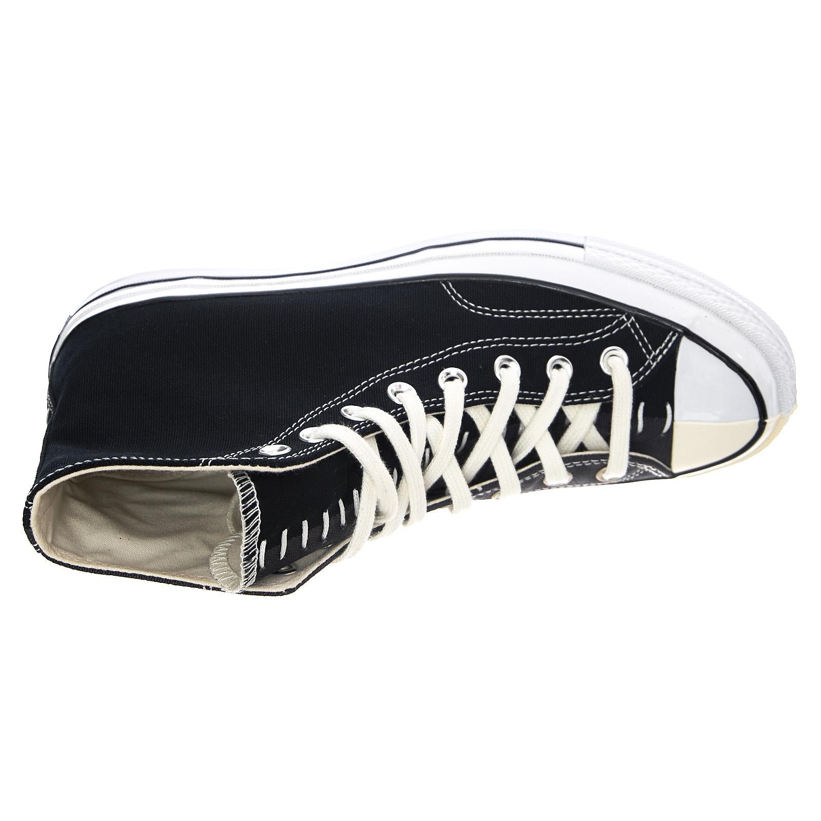 Chuck 70 Reconstructed Canvas Hi Sneakers - Black - Scarpe Profilo Alto Uomo Nere 164555C . CONVERSE 