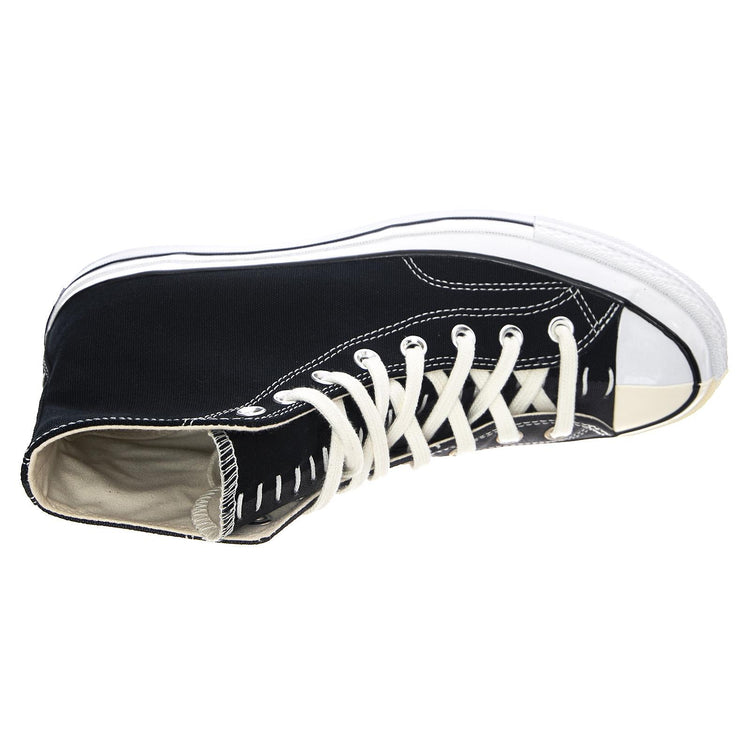 Chuck 70 Reconstructed Canvas Hi Sneakers - Black - Scarpe Profilo Alto Uomo Nere 164555C . CONVERSE 