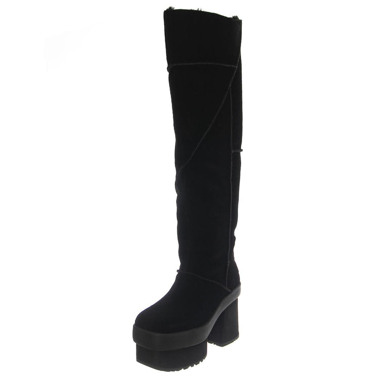 W New Heihghts Platform Xtra Black - Stivali Donna Neri UGSNHPLXBLK1157911W  UGG 