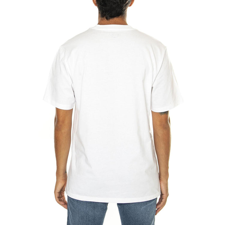 S/S Move On Up T-Shirt White / Black - Maglietta Girocollo Uomo Bianca I033988.00AXX  CARHARTT WIP 