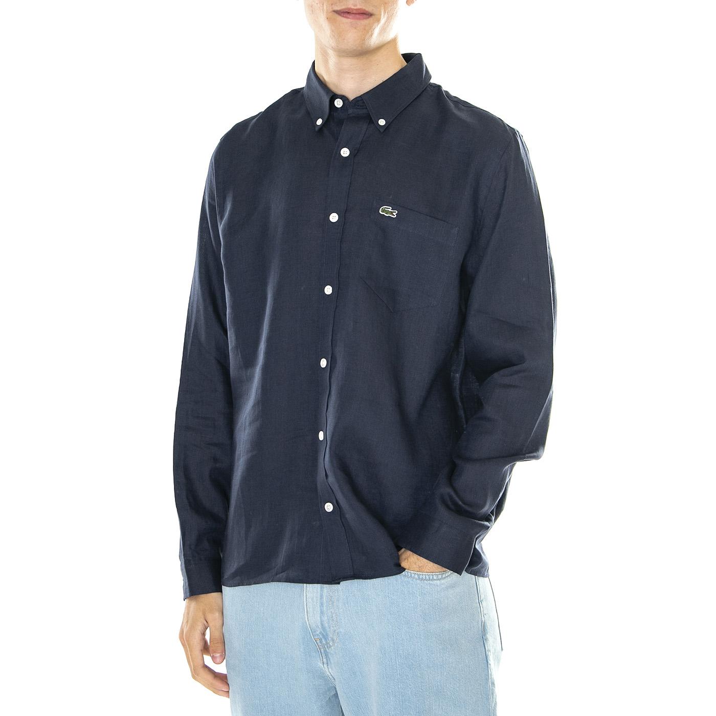 M' Camicia M/L 166 - Camicia Uomo Blu CH5692-166  LACOSTE 