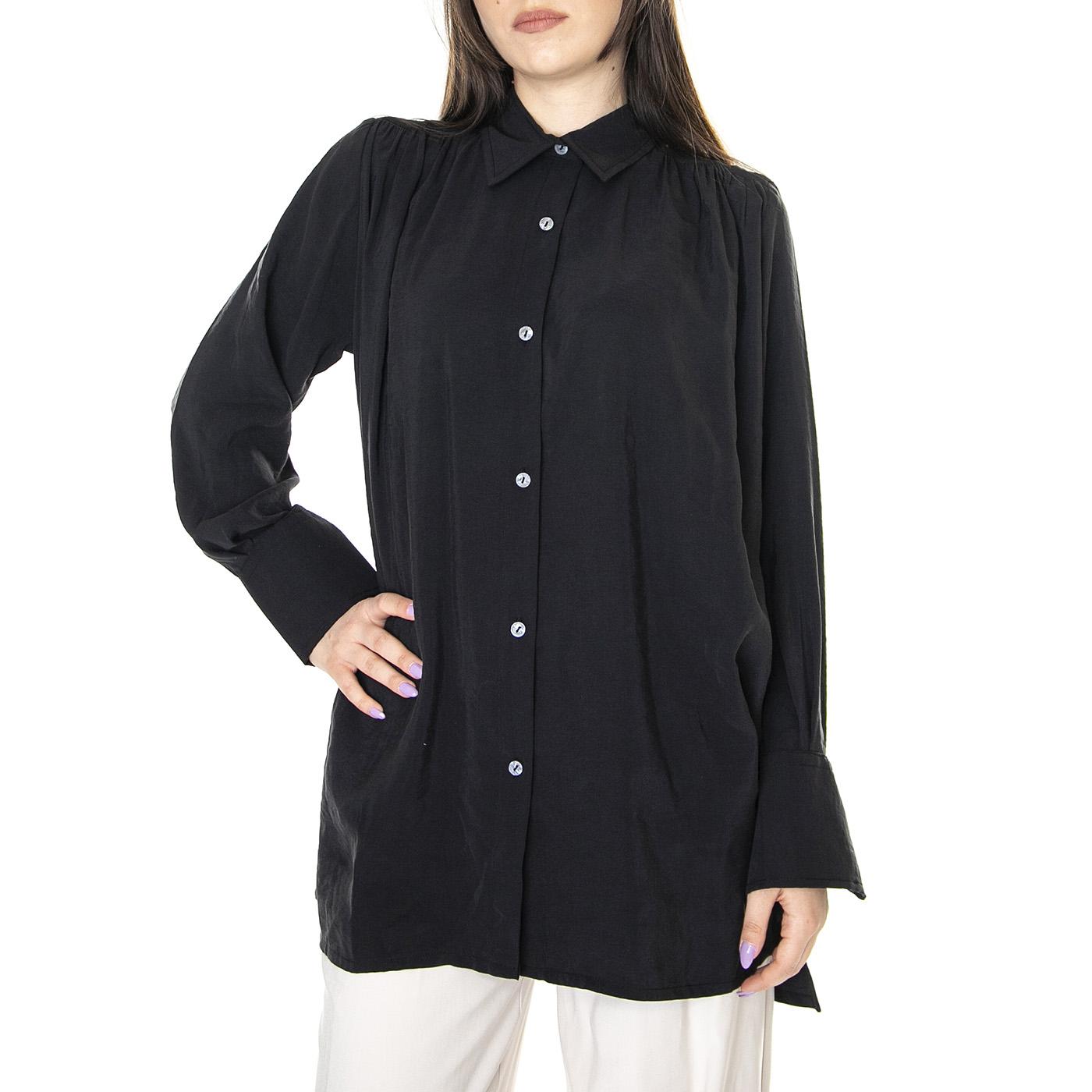 W' Jenny Black - Camicia Donna Nera 330846-110  ELVINE 