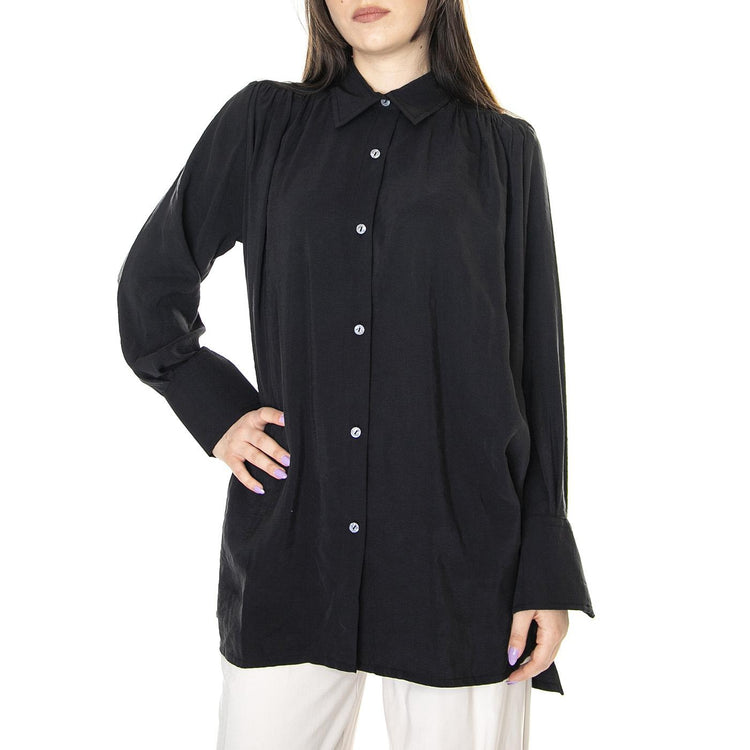 W' Jenny Black - Camicia Donna Nera 330846-110  ELVINE 