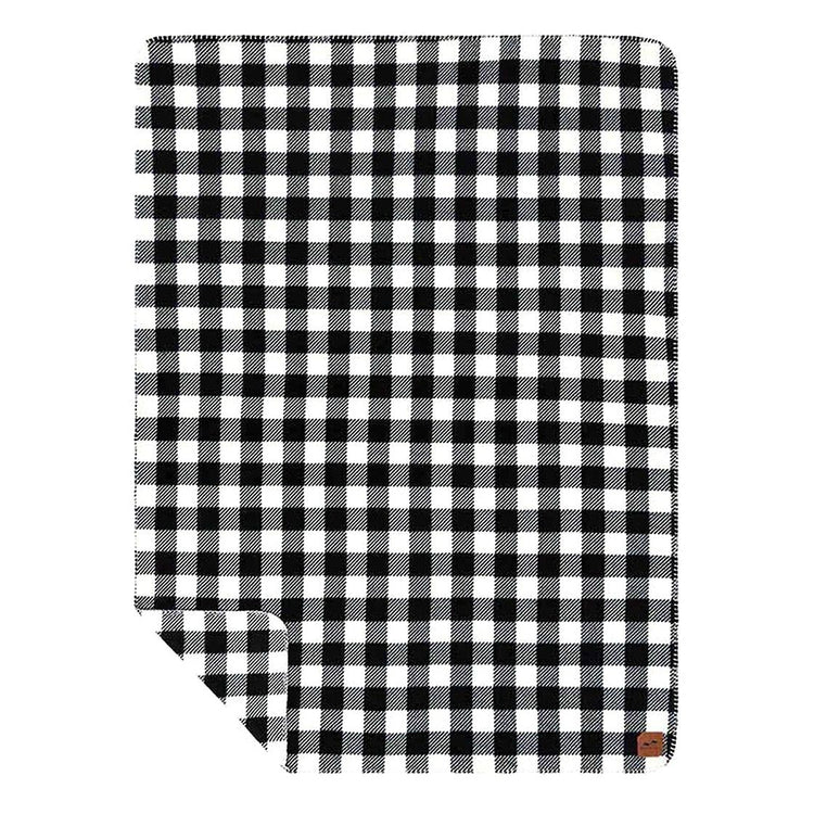 Yukon - Coperta Bianca / Nera / Checker ST473-WHITE  SLOWTIDE 