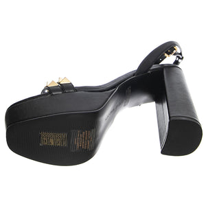 Lockett Black / Gold - Sandali Donna Neri SMSLOCKETT-BLK  STEVE MADDEN 