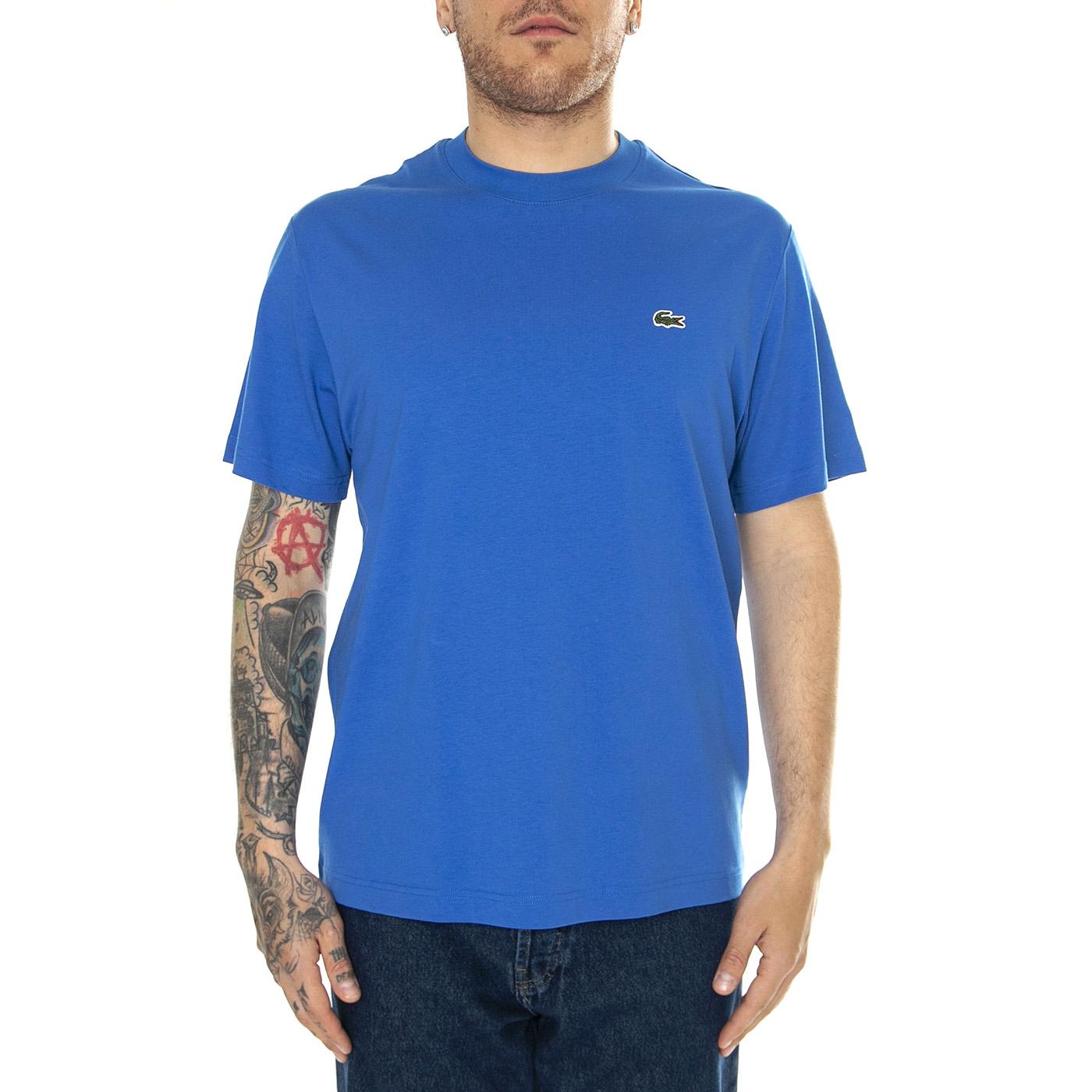T-Shirt IXW Blue - Maglietta Girocollo Uomo Blu TH7318-IXW  LACOSTE 